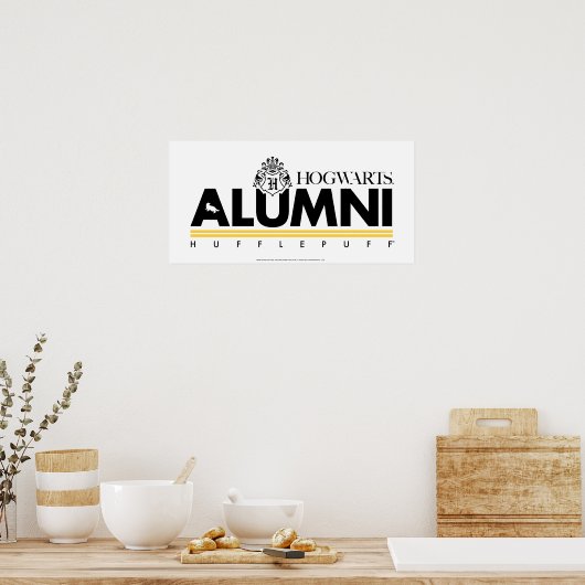 Harry Potter | HOGWARTS™ Alumni HUFFLEPUFF™ Poster (Keuken)