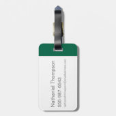 Harry Potter| HOGWARTS™ Alumni SLYTHERIN™ Bagagelabel (Achterkant verticaal)