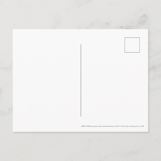 Harry Potter| HOGWARTS™ Alumni SLYTHERIN™ Briefkaart (Achterkant)