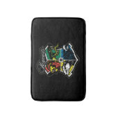 HARRY POTTER™ | HOGWARTS™ Athletic Badge Badmat (Voorkant Verticaal)
