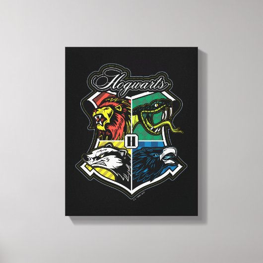 HARRY POTTER™ | HOGWARTS™ Athletic Badge Canvas Afdruk (Voorkant)