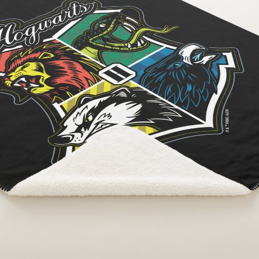 HARRY POTTER™ | HOGWARTS™ Athletic Badge Sherpa Deken (3/4)