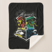 HARRY POTTER™ | HOGWARTS™ Athletic Badge Sherpa Deken (Voorkant)