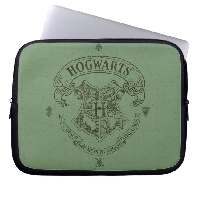 Harry Potter | Hogwarts Banier Wapenschild Laptop Sleeve (Voorkant)