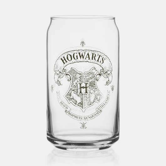 Harry Potter | Hogwarts Banner Crest Blikvorm Glas (Voorkant)