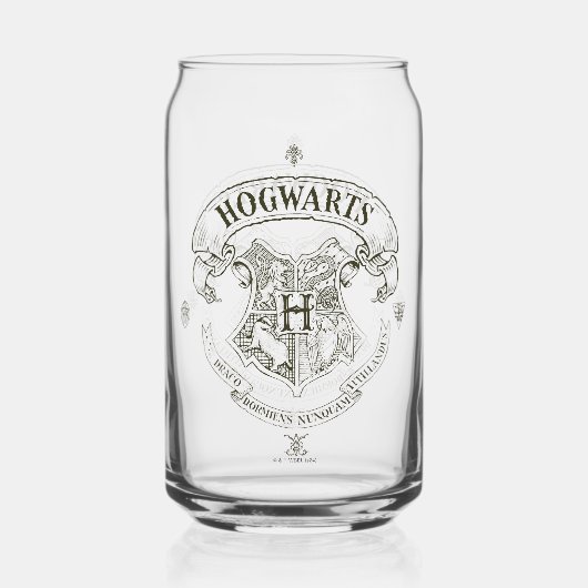Harry Potter | Hogwarts Banner Crest Blikvorm Glas (Achterkant)