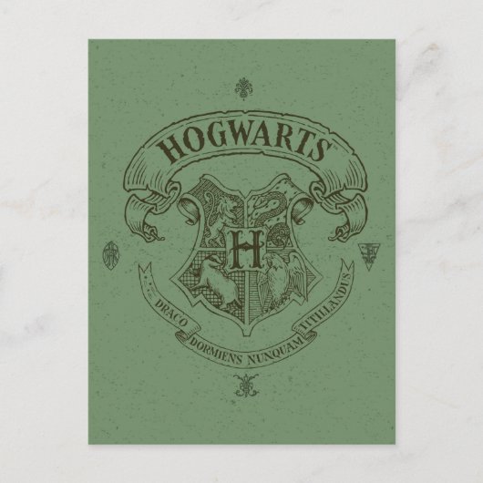 Harry Potter| Hogwarts Banner Crest Briefkaart (Voorkant)