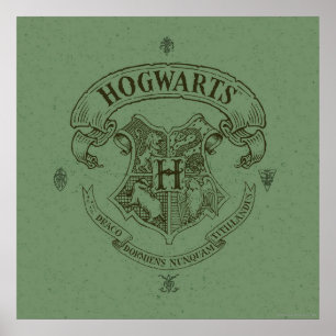 Harry Potter   Hogwarts Banner Crest Poster