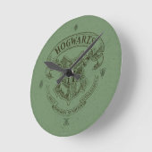 Harry Potter | Hogwarts Banner Crest Ronde Klok (Hoek)