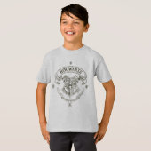 Harry Potter| Hogwarts Banner Crest T-shirt (Voorkant volledig)