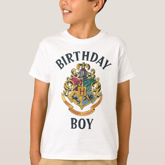 Harry Potter | Hogwarts Birthday Boy T-Shirt (Voorkant)