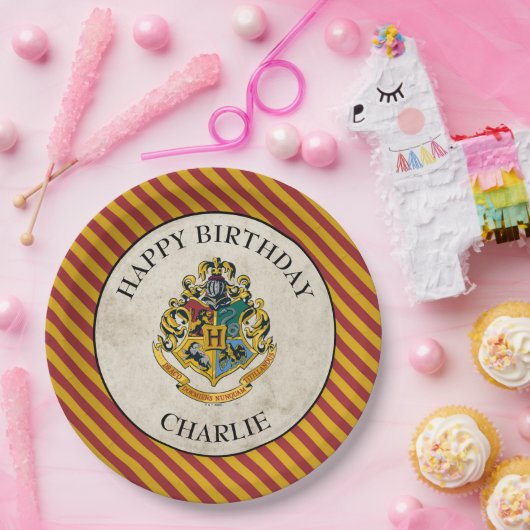 Harry Potter | Hogwarts Birthday Papieren Bordje (Feest)