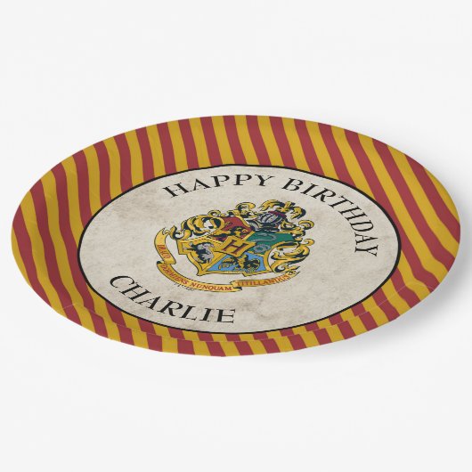 Harry Potter | Hogwarts Birthday Papieren Bordje (Gekanteld)