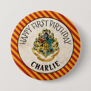 Harry Potter   Hogwarts Birthday Ronde Button 7,6 Cm