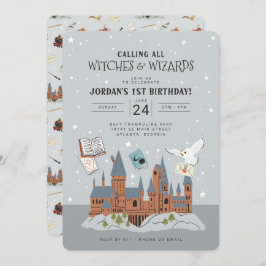Harry Potter | Hogwarts Castle 1st Birthday Kaart