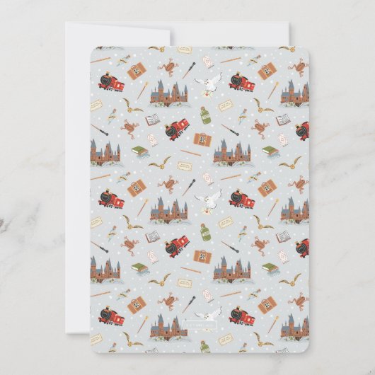 Harry Potter | Hogwarts Castle Baby Sprinkle Kaart (Achterkant)