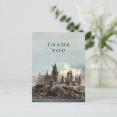 Harry Potter Hogwarts Castle bedankt Briefkaart (Staand voorkant)