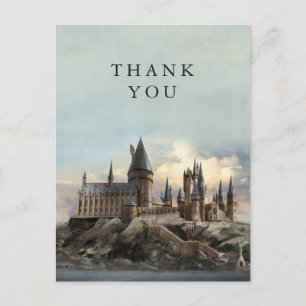 Harry Potter Hogwarts Castle bedankt Briefkaart