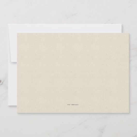 Harry Potter | Hogwarts Castle Birthday - Foto Kaart (Achterkant)