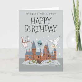 Harry Potter | Hogwarts Castle Birthday Kaart