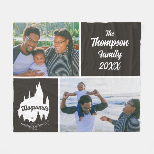 Harry Potter | HOGWARTS™ Castle Family Foto Fleece Deken (Voorkant (Horizontaal))