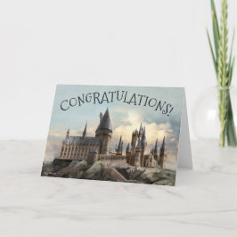 Harry Potter Hogwarts Castle Gefeliciteerd Kaart