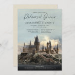 Harry Potter | Hogwarts Castle Rehearsal Dinner Kaart<br><div class="desc">Nodig al je familie en vrienden uit voor je repetitieve diner met deze Magische Harry Potter-uitnodigingen. Personaliseer door al uw gebeurtenisdetails toe te voegen!</div>