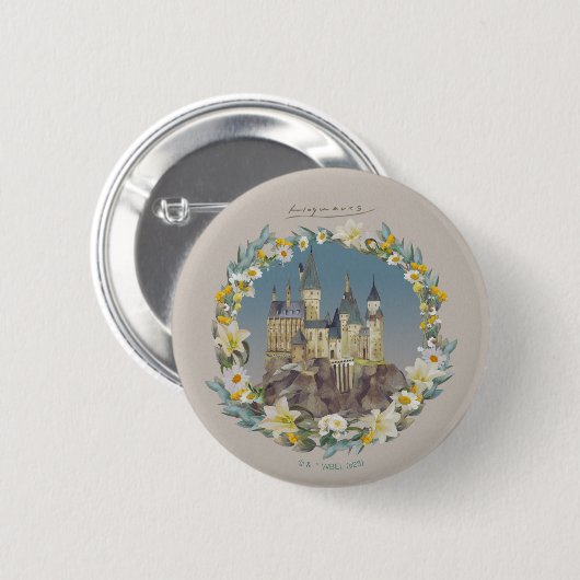HARRY POTTER™ | HOGWARTS™ CASTLE RONDE BUTTON 5,7 CM (Voorkant /achterkant)