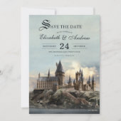 Harry Potter | Hogwarts Castle Save the Date Kaart (Voorkant)