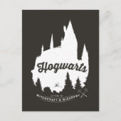 Harry Potter | HOGWARTS™ Castle Typografie Briefkaart (Voorkant)