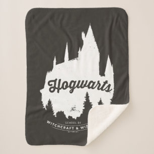 Harry Potter   HOGWARTS™ Castle Typografie Sherpa Deken
