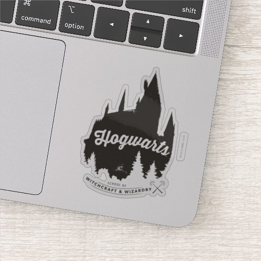 Harry Potter | HOGWARTS™ Castle Typografie Sticker (Detail)