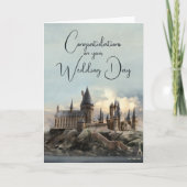 Harry Potter | Hogwarts Castle Wedding Kaart (Voorkant)