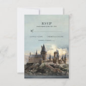 Harry Potter | Hogwarts Castle Wedding RSVP (Voorkant)