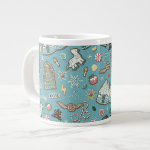 HARRY POTTER™ HOGWARTS™ Christmas Cookie Pattern Grote Koffiekop