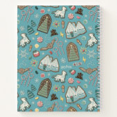 HARRY POTTER™ HOGWARTS™ Christmas Cookie Pattern Notitieboek (Achterkant)
