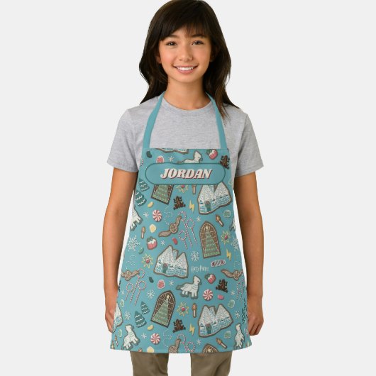 HARRY POTTER™ HOGWARTS™ Christmas Cookie Pattern Schort (Insitu)