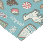 HARRY POTTER™ HOGWARTS™ Christmas Cookie Pattern Tafelkleed (Gekanteld)