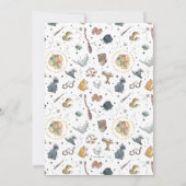 Harry Potter | Hogwarts Crest-Baby shower Kaart (Achterkant)