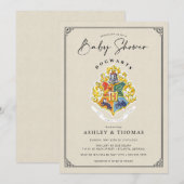 Harry Potter | Hogwarts Crest-Baby shower Kaart (Voorkant / Achterkant)