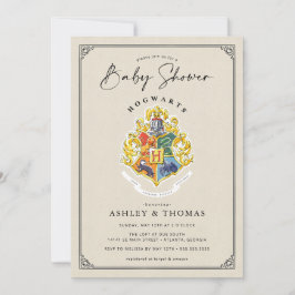 Harry Potter | Hogwarts Crest-Baby shower Kaart
