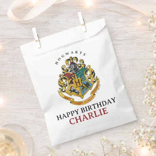 Harry Potter Hogwarts Crest Birthday Bedankzakje (Geknipt)
