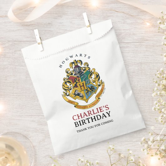Harry Potter Hogwarts Crest Birthday Bedankzakje (Geknipt)