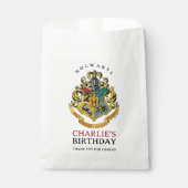 Harry Potter Hogwarts Crest Birthday Bedankzakje (Voorkant)