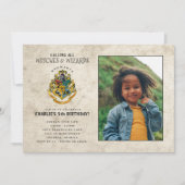 Harry Potter Hogwarts Crest Birthday - Foto Kaart (Voorkant)