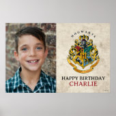 Harry Potter Hogwarts Crest Birthday Poster (Voorkant)