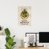Harry Potter Hogwarts Crest Birthday Poster (Thuiskantoor)