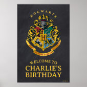 Harry Potter Hogwarts Crest Birthday Poster (Voorkant)
