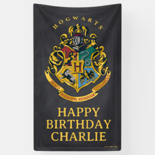 Harry Potter Hogwarts Crest Birthday Spandoek