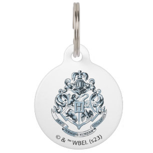 Harry Potter   Hogwarts Crest - blauw Huisdierpenning